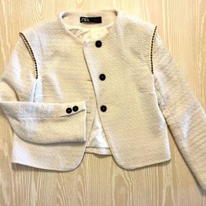 Zara cropped blazer